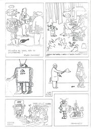 Bonsai - jen 1985 - kreslen humor